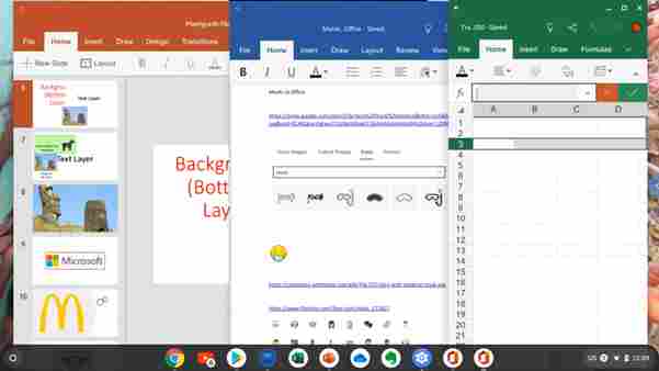 Two ways to use Microsoft Office on a Chromebook