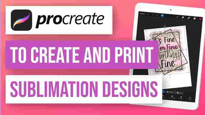How to Design and Print Sublimation in Procreate