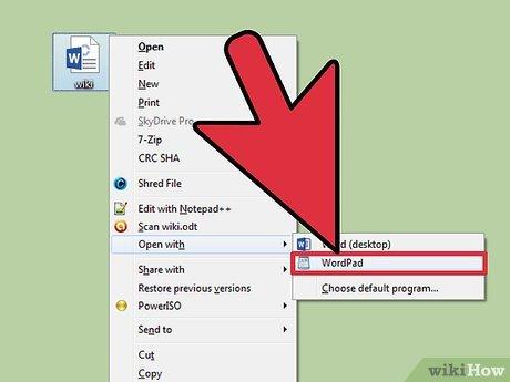 How to Convert Odt to Word
